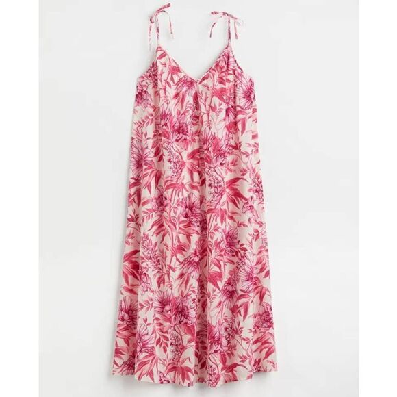 H&M Cotton Floral Print Dress - Picture 2 of 7